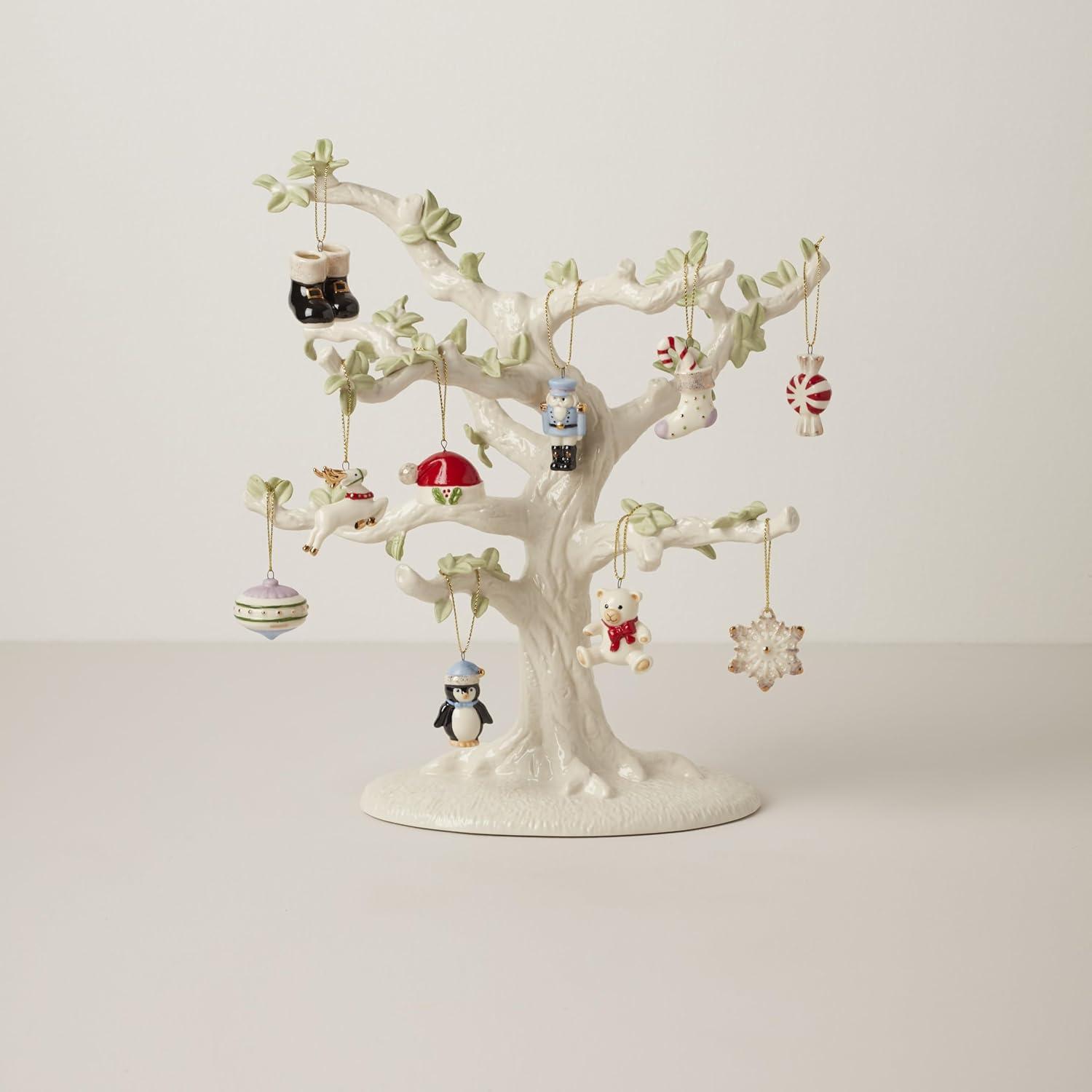 imageLenox 819668 Luck of the Irish 12Piece Ornament Set St Patricks DayOrnament Tree and 10Piece Ornament Set Christmas Memories