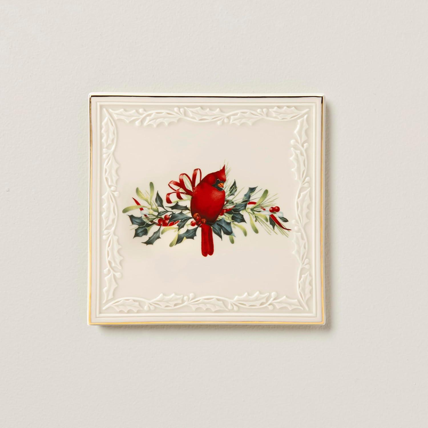 imageLenox 870608 Winter Greetings Trivet Christmas amp Holiday Hosting