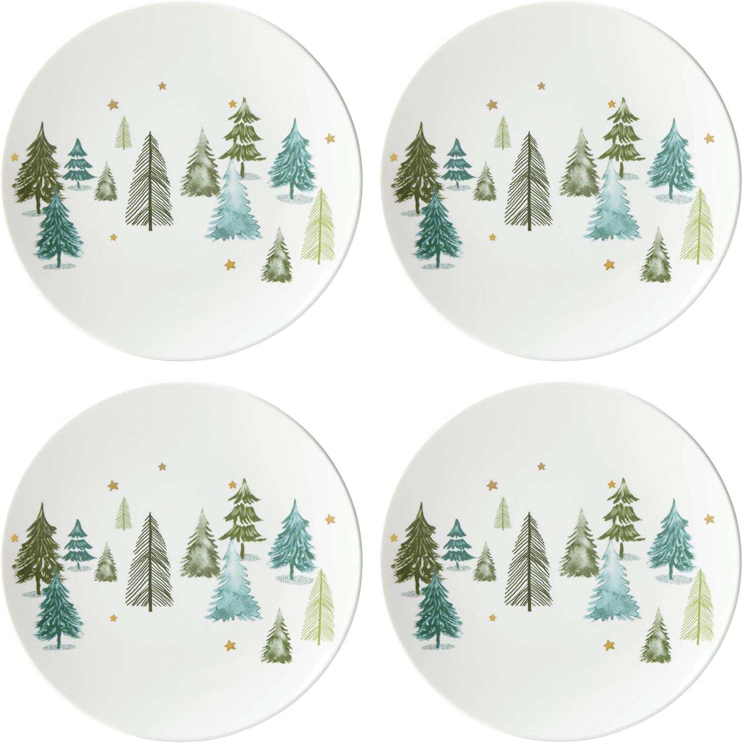 imageLenox 882060 Balsam Lane Serving Turkey Platter Christmas Hosting12Piece Dinnerware Set