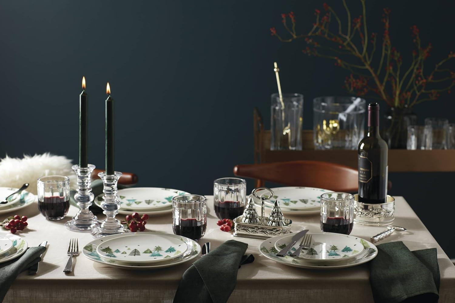 imageLenox 882060 Balsam Lane Serving Turkey Platter Christmas Hosting12Piece Dinnerware Set