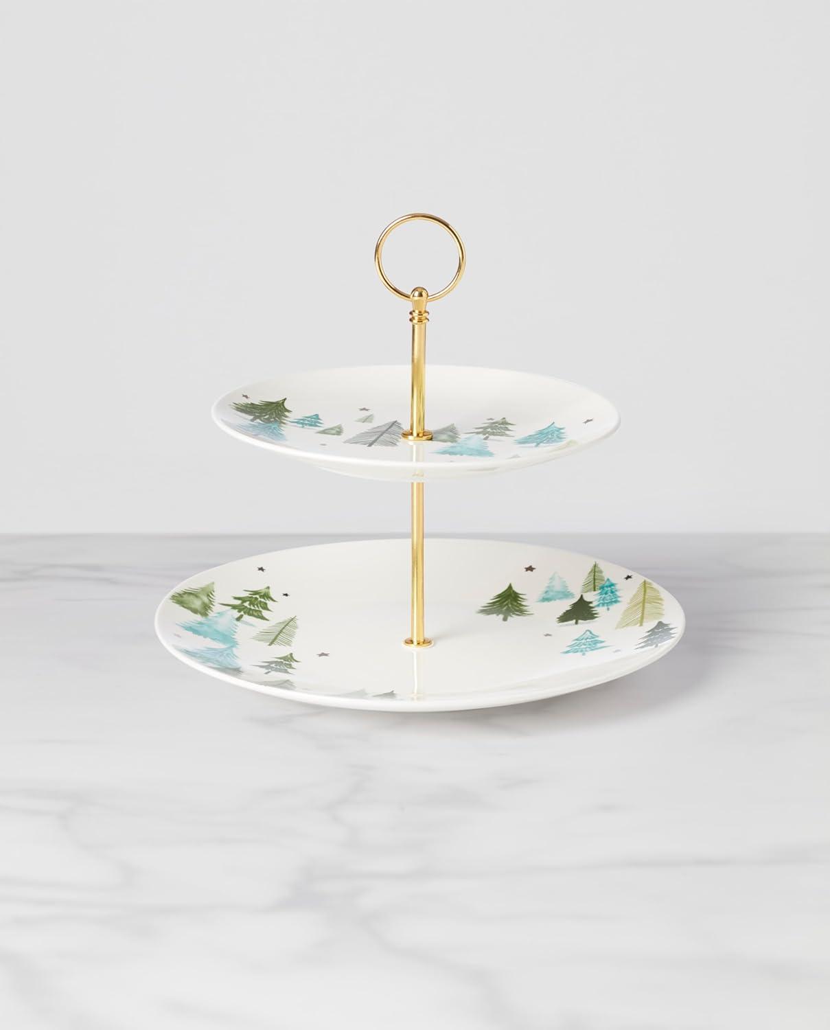 imageLenox 882060 Balsam Lane Serving Turkey Platter Christmas Hosting2Tiered Server