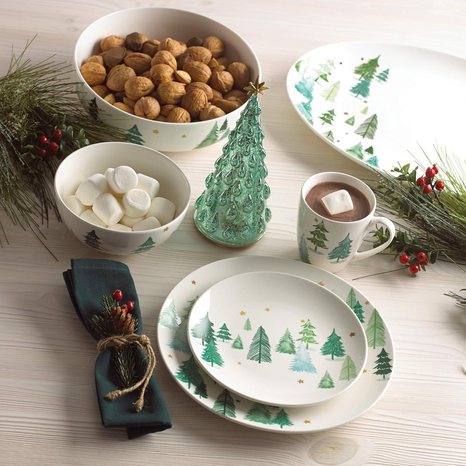 imageLenox 882060 Balsam Lane Serving Turkey Platter Christmas HostingPlatter