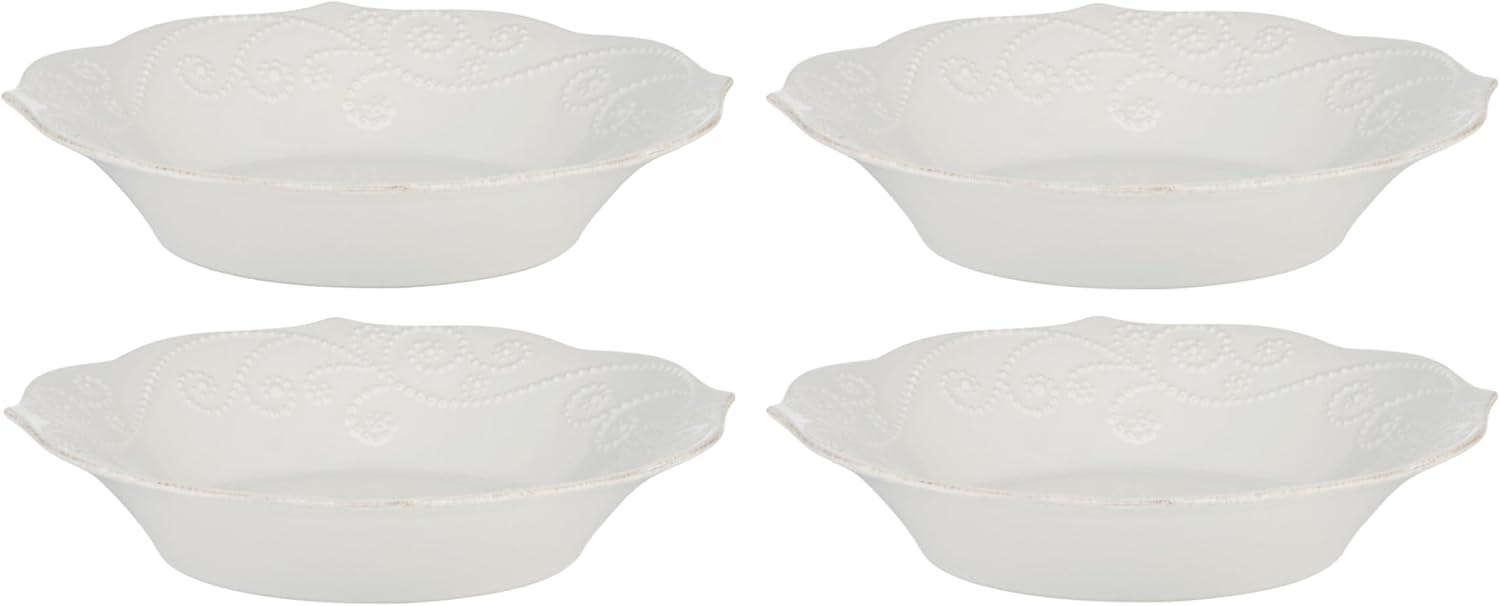 imageLenox 890951 French Perle 12Piece Plate amp Bowl Dinnerware Set White