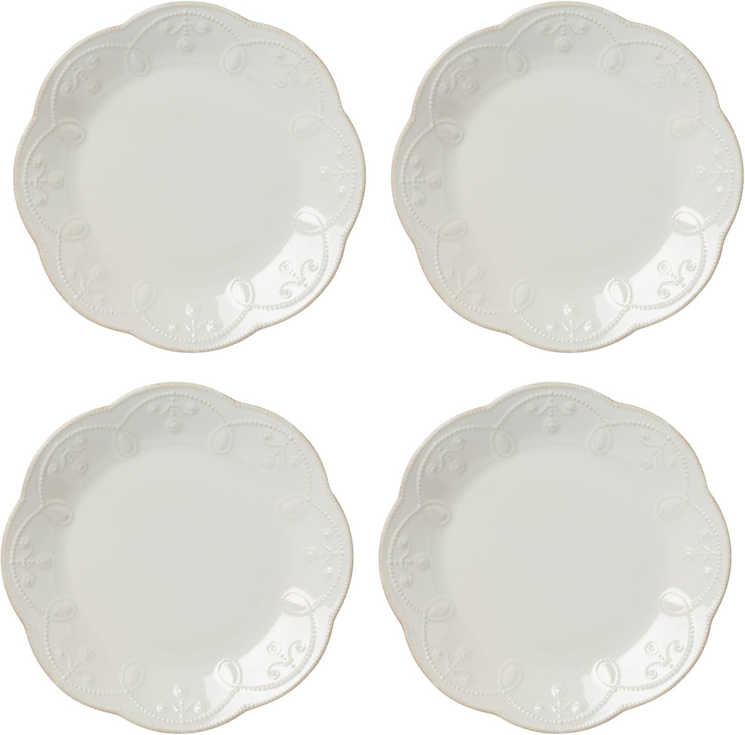 imageLenox 890951 French Perle 12Piece Plate amp Bowl Dinnerware Set White