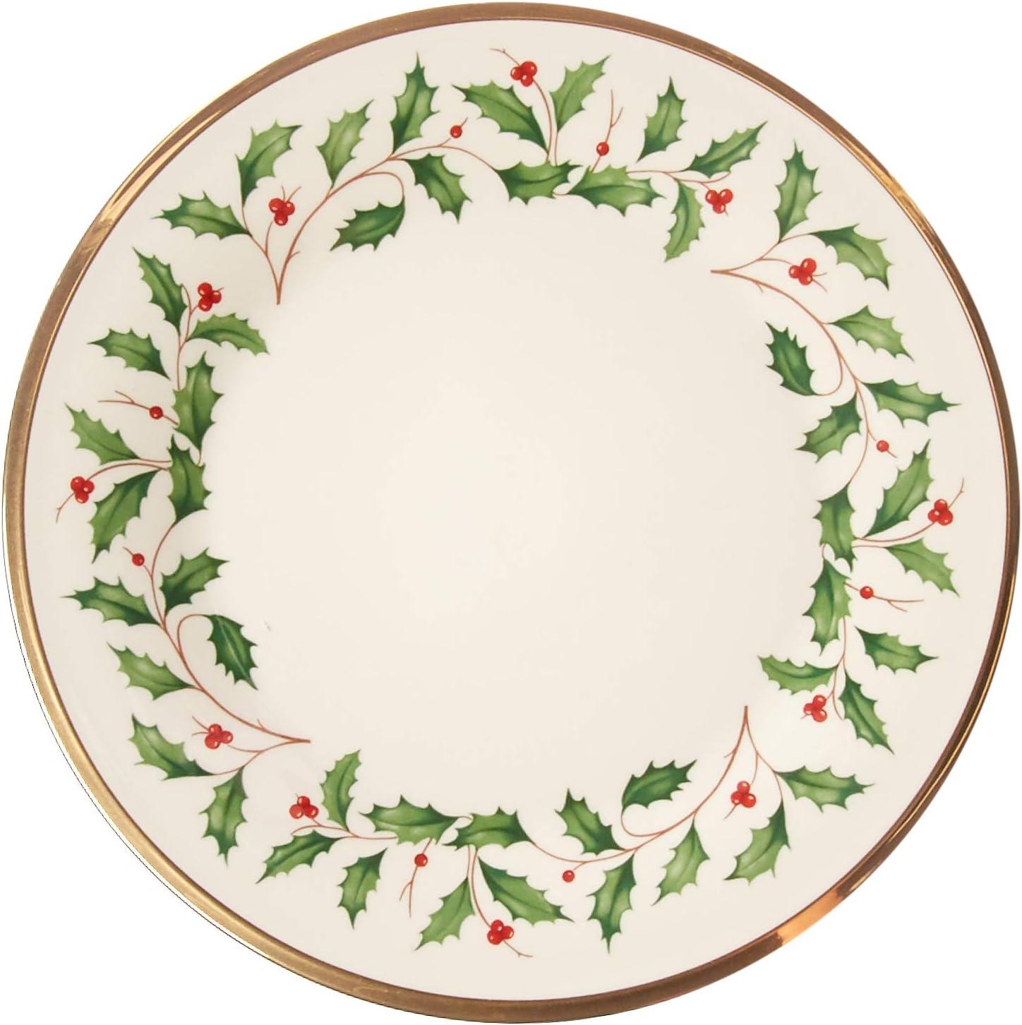 imageLenox 893172 Holiday 12Piece Plate and Bowl Set Christmas Dinnerware Hosting3Piece Placesetting