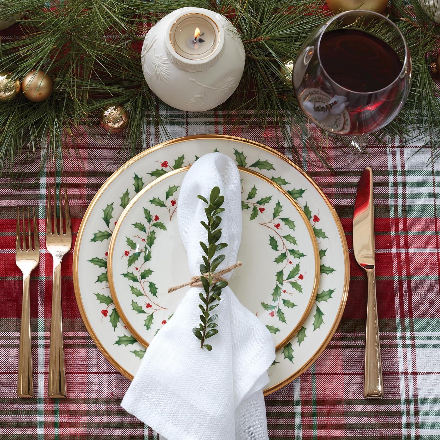 imageLenox 893172 Holiday 12Piece Plate and Bowl Set Christmas Dinnerware Hosting3Piece Placesetting