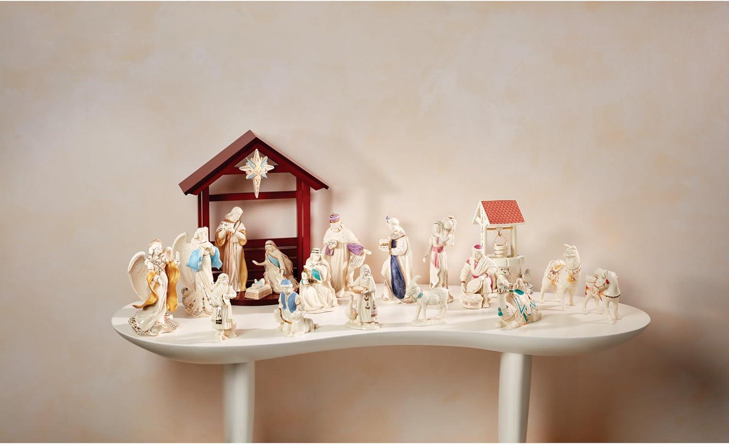 imageLenox 893607 First Blessing Nativity Water Well Figurine