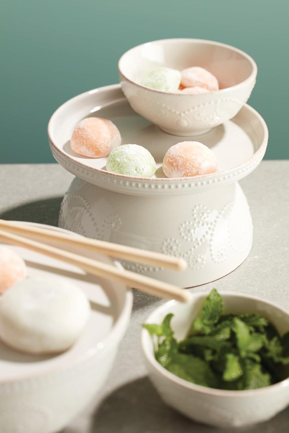 imageLenox 894103 French Perle 8Pc Luna Nesting Dinnerware Set