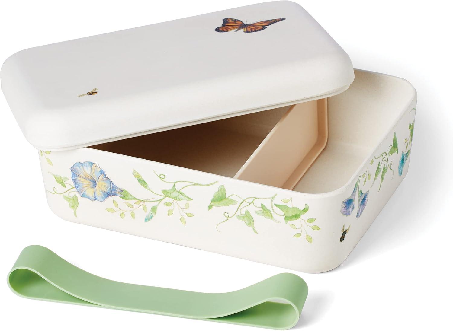 imageLenox 894267 Butterfly Meadow Bamboo TumblerBento Box