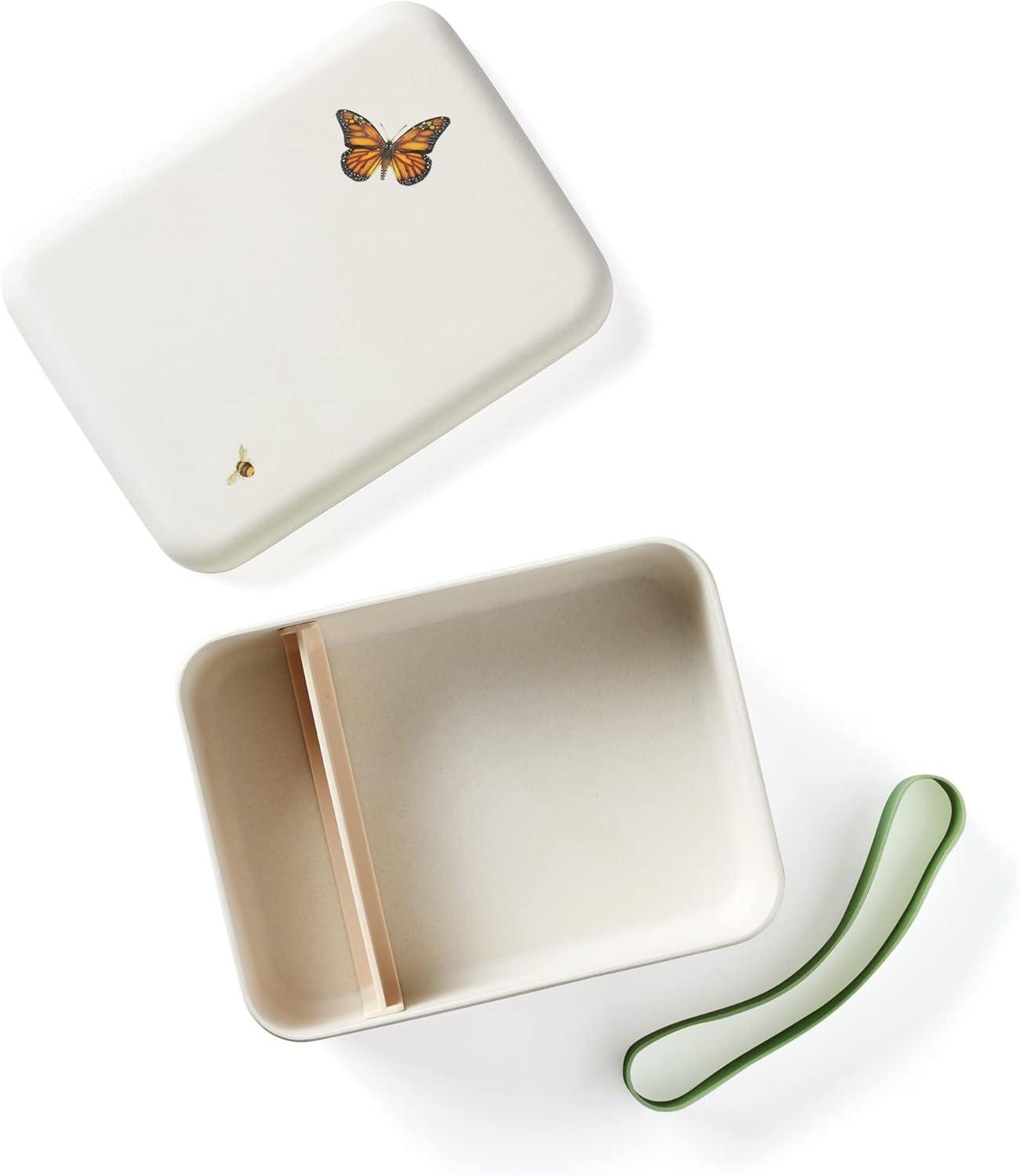 imageLenox 894267 Butterfly Meadow Bamboo TumblerBento Box