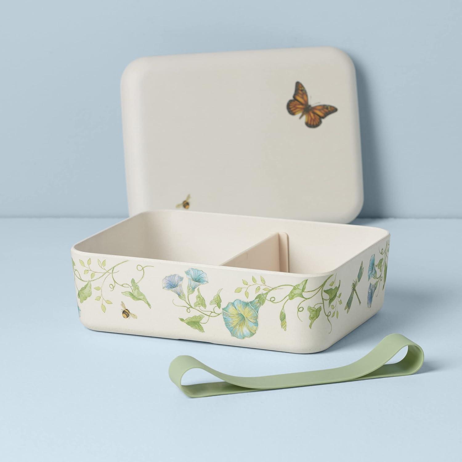 imageLenox 894267 Butterfly Meadow Bamboo TumblerBento Box