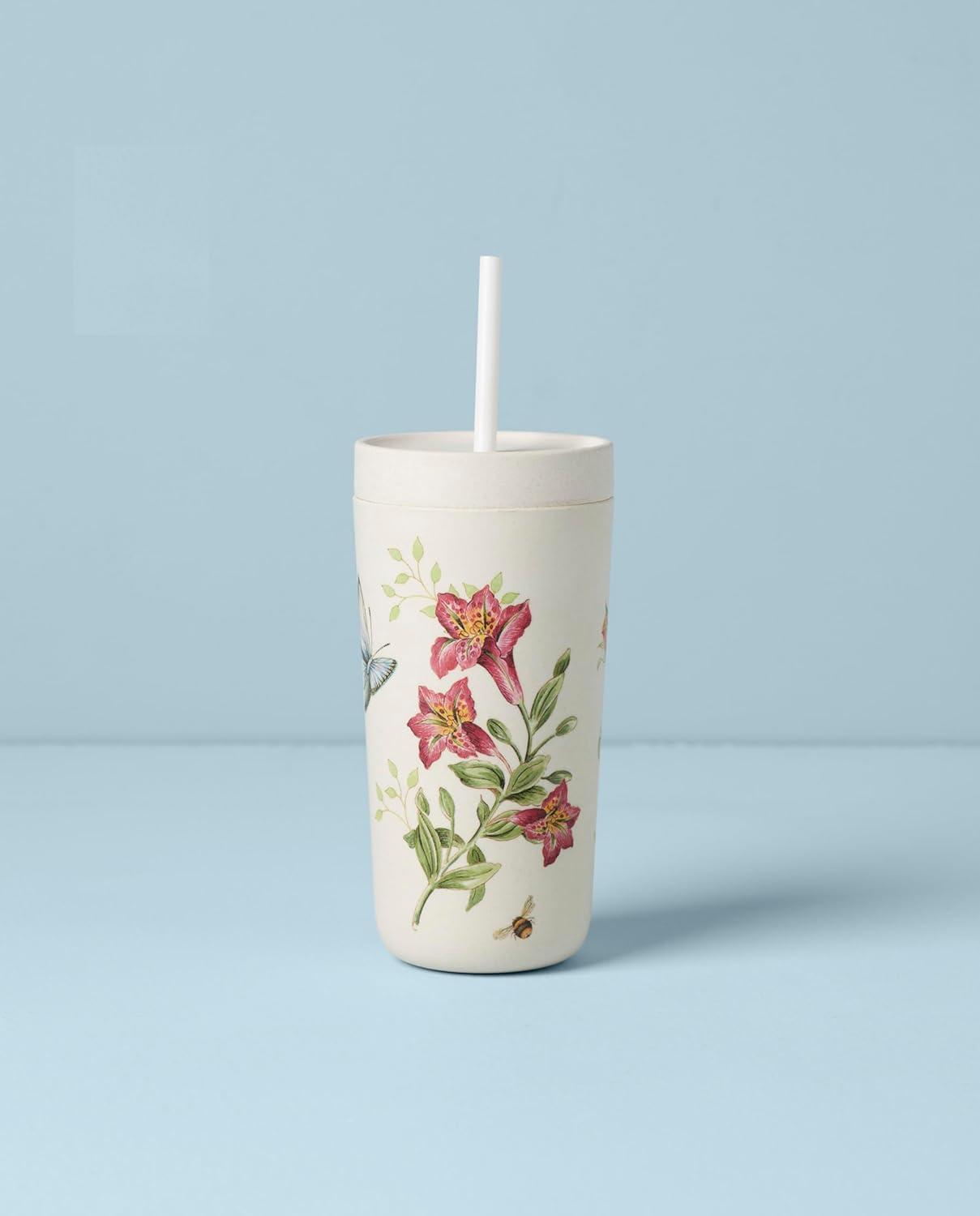 imageLenox 894267 Butterfly Meadow Bamboo TumblerTumbler