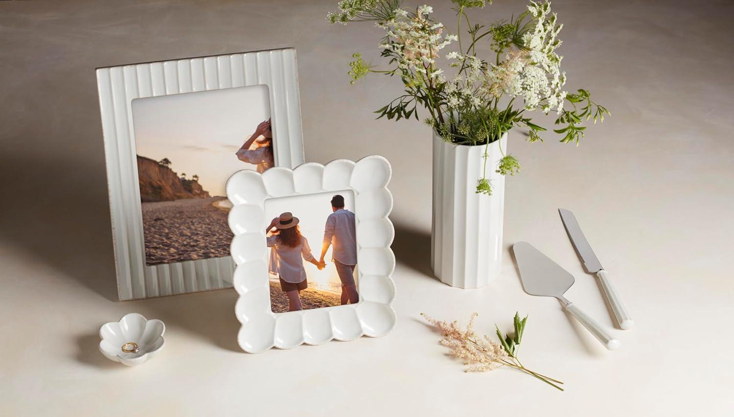 imageLenox 895081 French Perle Scallop Cylinder VaseVase