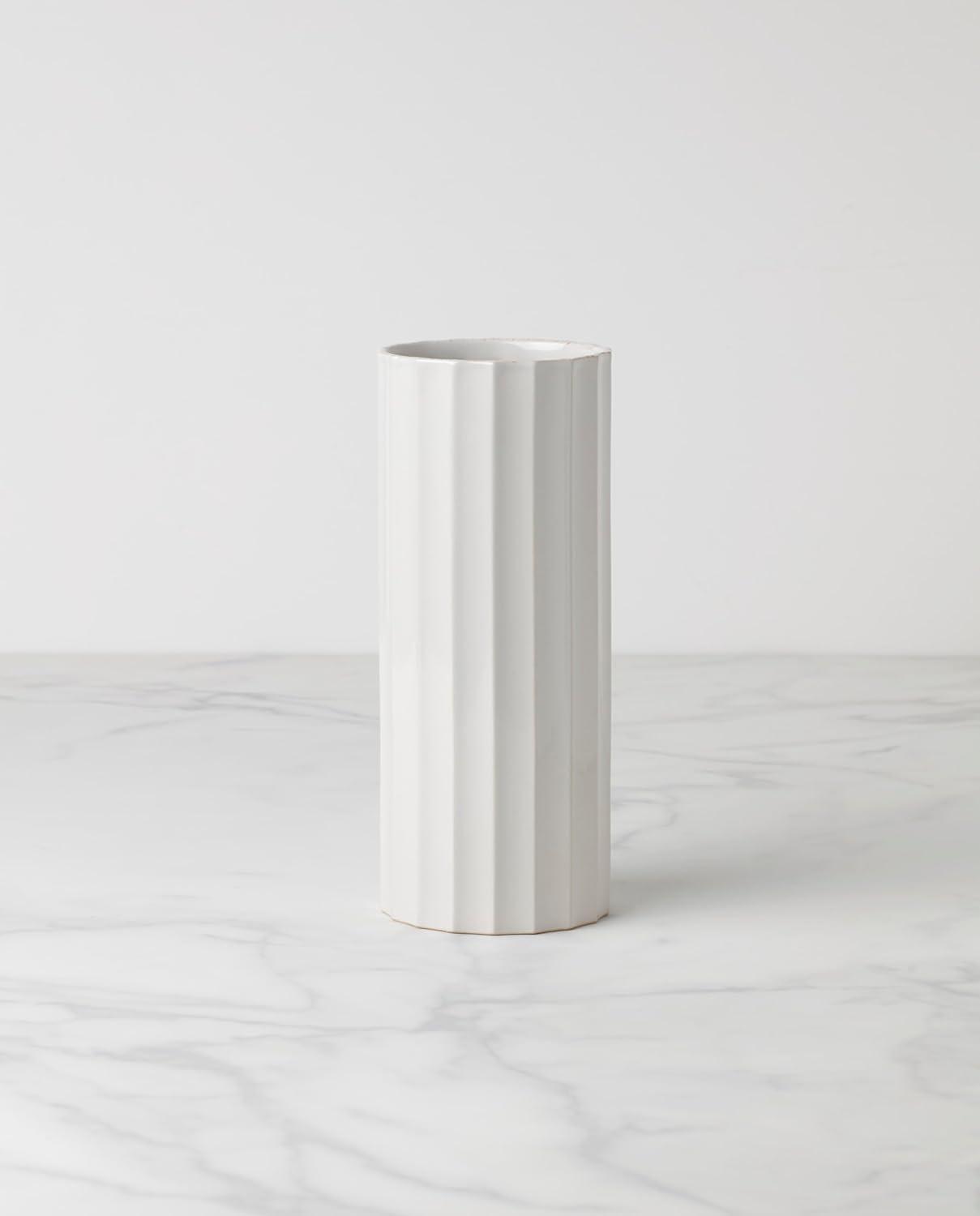 imageLenox 895081 French Perle Scallop Cylinder VaseVase