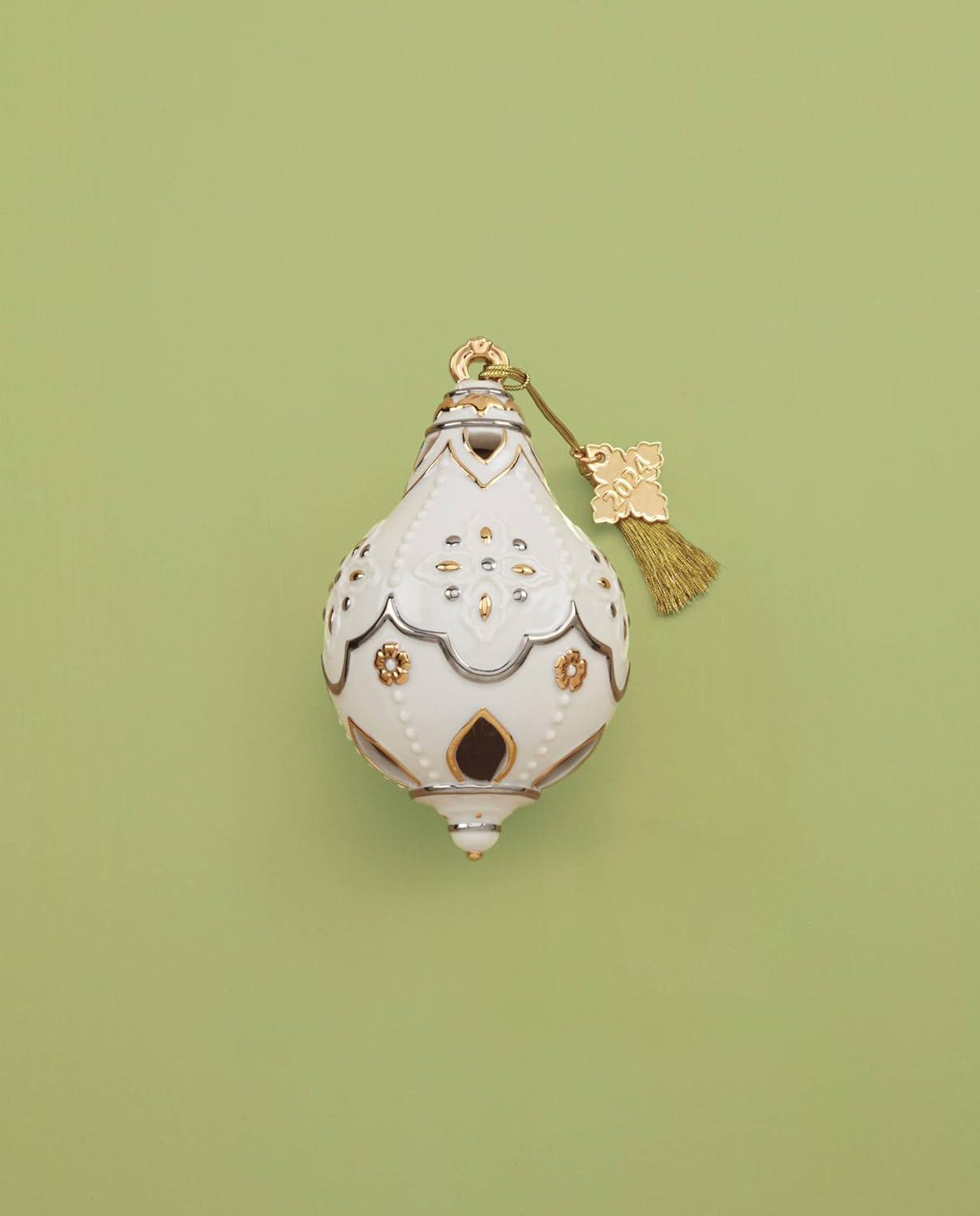 imageLenox 895775 2024 Together Forever Ring Box Ornament ChristmasLenox Annual