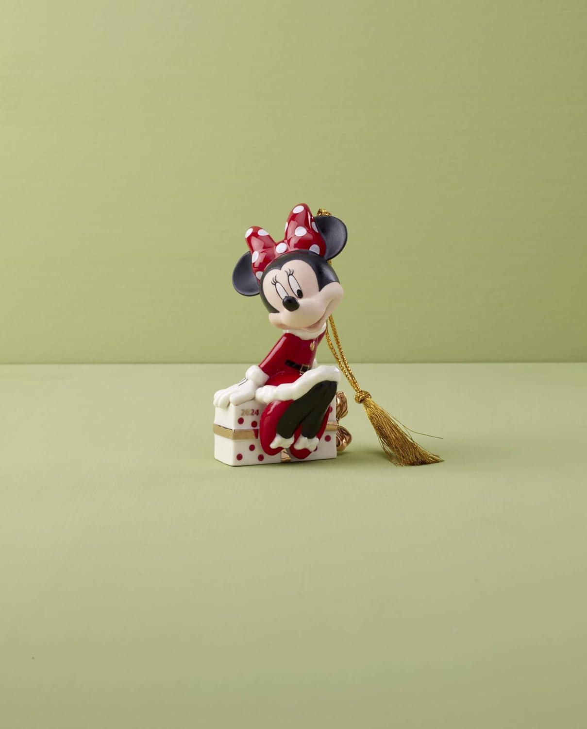 imageLenox 895775 2024 Together Forever Ring Box Ornament ChristmasMinnie Mouse