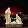Lenox 6238430 First Blessing Nativity 3-Piece Holy Family Figurine Set