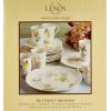 Lenox 6342794 Lenox Butterfly Meadow 18-Piece Dinnerware Set White