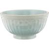 Lenox 870009 French Perle Groove 12-Piece Plate & Bowl Set Blue(Blue)