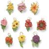 Lenox 890508 Fall Flowers 10-Piece Ornament Set(10-Piece Ornament Set  Fall Florals)