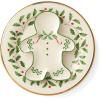 Lenox 893172 Holiday 12-Piece Plate and Bowl Set, Christmas Dinnerware, Hosting(Accent Plate  Gingerbread)