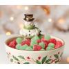 Lenox 893504 Holiday Snowman Bowl, Christmas Hosting
