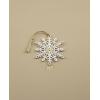 Lenox 895775 2024 Together Forever Ring Box Ornament, Christmas(Gemmed Snowflake)