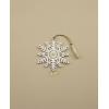 Lenox 895775 2024 Together Forever Ring Box Ornament, Christmas(Gemmed Snowflake)