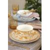 Lenox Butterfly Meadow Cottage Accent Plates, Set of 4, 4.95 LB, Goldenrod