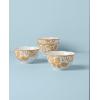 Lenox Butterfly Meadow Cottage Rice Bowls, Set of 4, 3.10 LB, Goldenrod(Goldenrod)