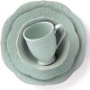 Lenox French Perle 4-Piece Place Setting, Ice Blue,12 oz(4-Piece Place Setting)