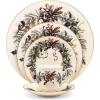 Lenox 185591602 Winter Greetings, Ivory Bone China, 5-Piece Place Setting, Christmas Dinnerware Set, Holiday Hosting