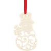 Lenox 853717 Snowman Charm Ornament, Christmas(Snowman)