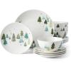 Lenox 882060 Balsam Lane Serving Turkey Platter, Christmas Hosting(12-Piece Dinnerware Set)