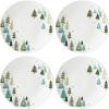 Lenox 882060 Balsam Lane Serving Turkey Platter, Christmas Hosting(Dinner Plates  Set of 4)