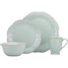 Lenox French Perle 4-Piece Place Setting, Ice Blue,12 oz(4-Piece Place Setting)
