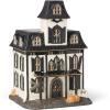 Lenox Vintage Halloween Light-Up House Figurine, 9.25-Inch, Porcelain Haunted House, Halloween Decor Indoor, Fall Decor, Spooky Indoor Decorations (1 Light-Up Figurine) 3 AAA Batteries Not Included
