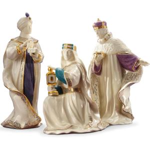 Lenox 6399943 First Blessing Nativity Three Kings Figurine Set