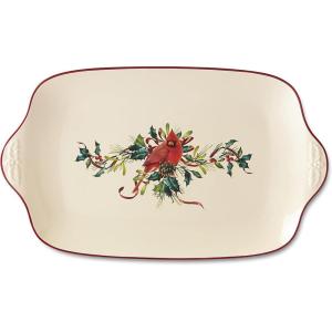 Lenox 887948 Winter Greetings Oversized Turkey Platter, Christmas Hosting