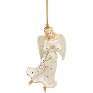 Lenox 895775 2024 Together Forever Ring Box Ornament, Christmas(Heavenly Angel)