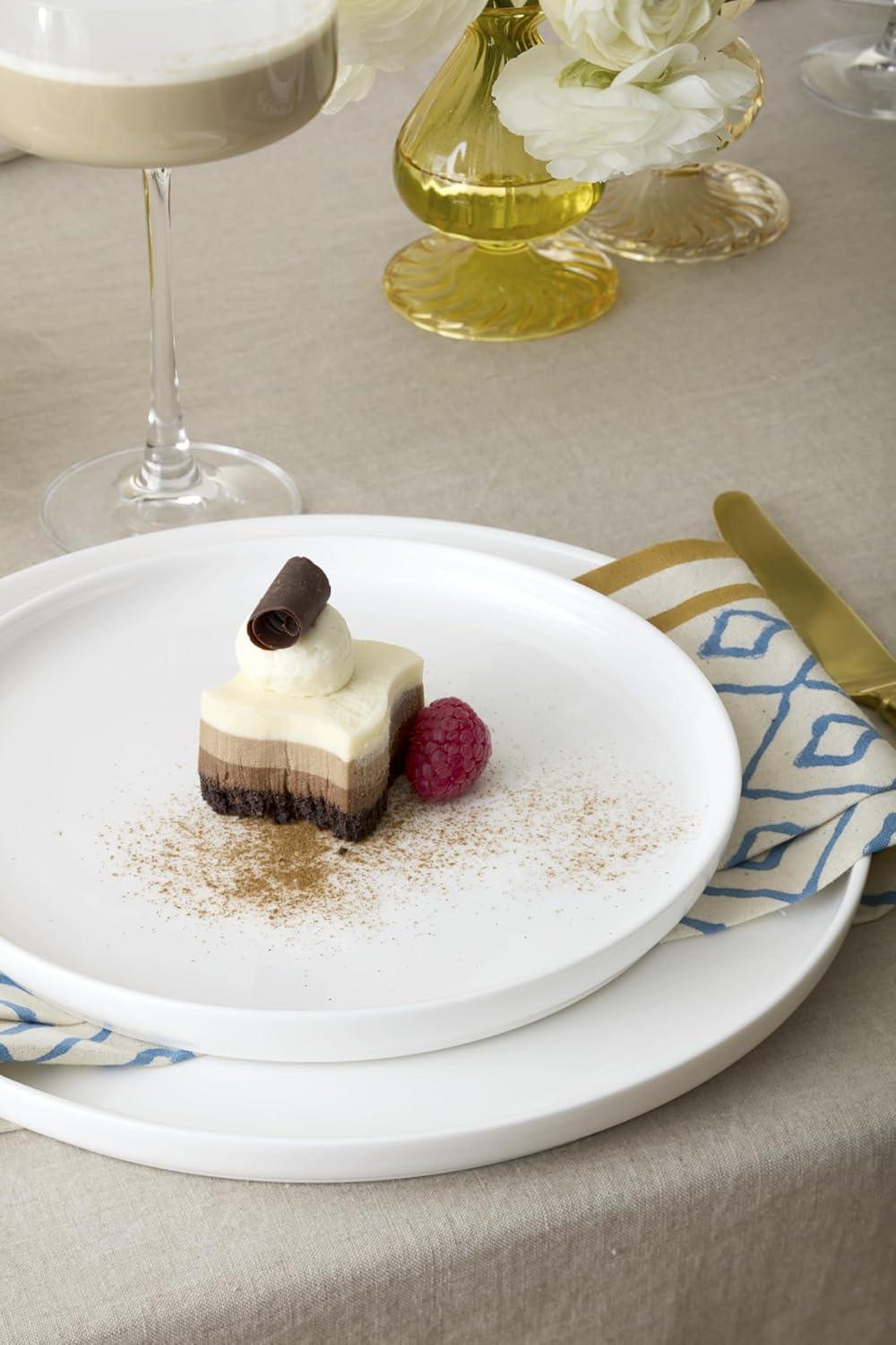 imageLenox 899191 Modern White Coupe 24Piece Dinnerware Set Service For 8