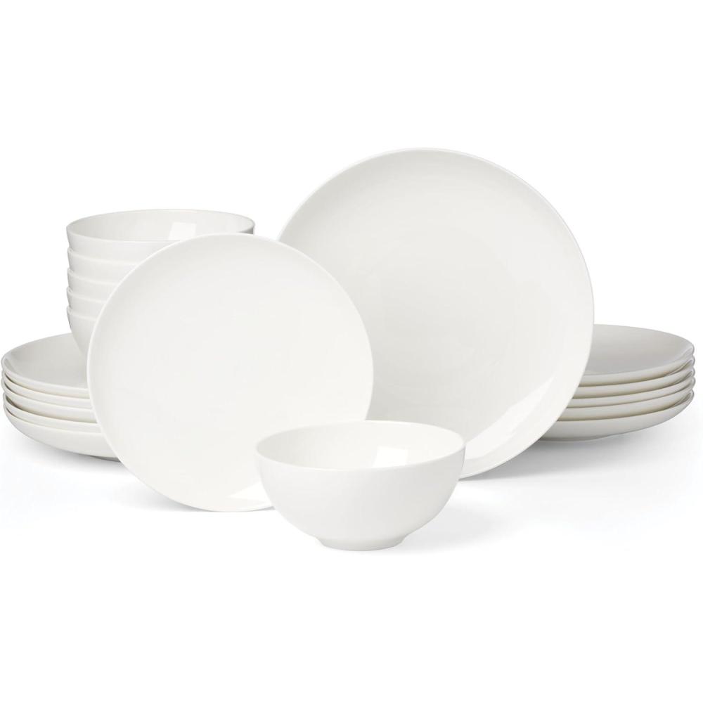 imageLenox 899187 Studio 1414 Coupe 18Piece Dinnerware Set Service For 6