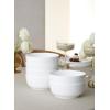 Lenox 899190 Modern White Coupe 18-Piece Dinnerware Set, Service For 6