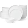 Lenox 899191 Modern White Coupe 24-Piece Dinnerware Set, Service For 8