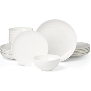 Lenox 899187 Studio 1414 Coupe 18-Piece Dinnerware Set, Service For 6