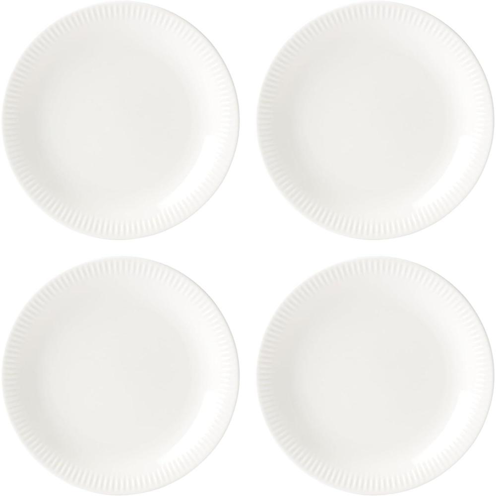 imageLenox White Profile Porcelain 4Piece Accent Plate Set 405 LB405 LB