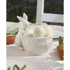 Lenox 897157 Wicker Creek Bunny Candy Dish, Easter Serveware