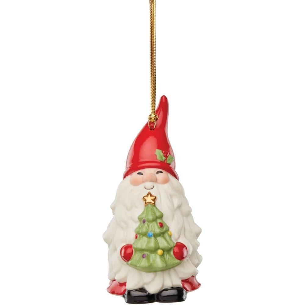 imageLenox 897138 Holiday Accent Nutcracker Ornament Christmas DecorationsGnome