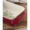 Lenox 898051 Holiday Rectangular Baking Dish, Small, Christmas, Festive Kitchen Decor