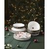 Lenox Dinnerware Set, Nutcracker Ballet 12-Piece Dinnerware Set, Service for 4, Made Of Porcelain, Dishwasher/Microwave Safe, Includes Plates and Bowls for Pasta and Salad, Christmas Decor (12 Piece)